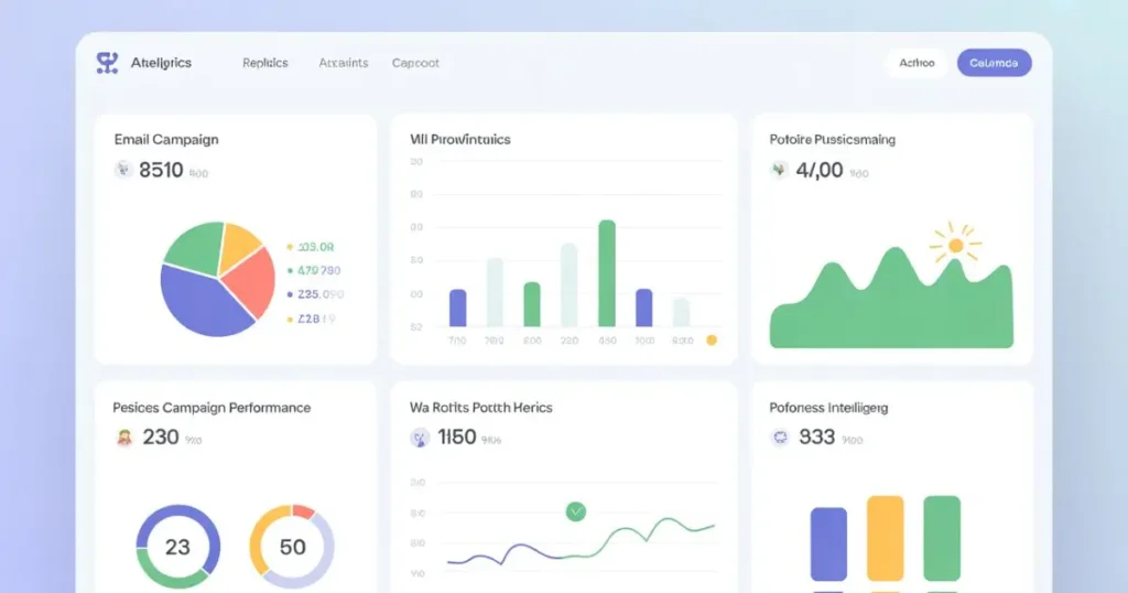 Sendinblue vs Mailchimp: Complete Comparison Guide 2025 10 Analytics and reporting dashboard comparison showing email marketing performance metrics