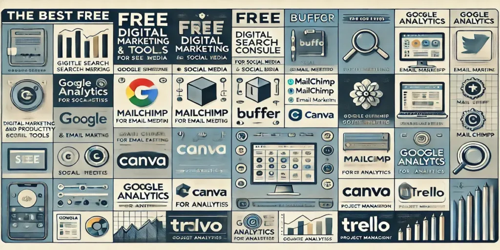 Free Digital Marketing Tools: Your Complete Guide to Cost-Effective Marketing Success 14 integrated free marketing tools ecosystem