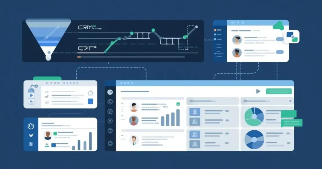 Sendinblue vs Mailchimp: Complete Comparison Guide 2025 8 CRM functionality comparison showing sales pipeline and customer management features