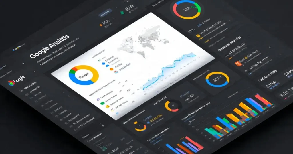 Free Digital Marketing Tools: Your Complete Guide to Cost-Effective Marketing Success 4 Google Analytics dashboard displaying website traffic sources, visitor demographics, and real-time user data
