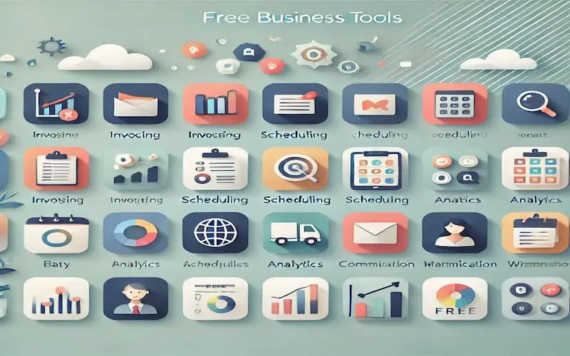 Free email marketing tools for small businesses illustrated.