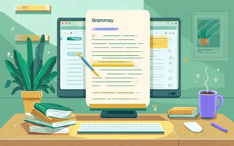 10 Most Useful AI Tools for College Students to Study Smarter in 2025 3 Grammarly AI fixing grammar mistakes in essay.